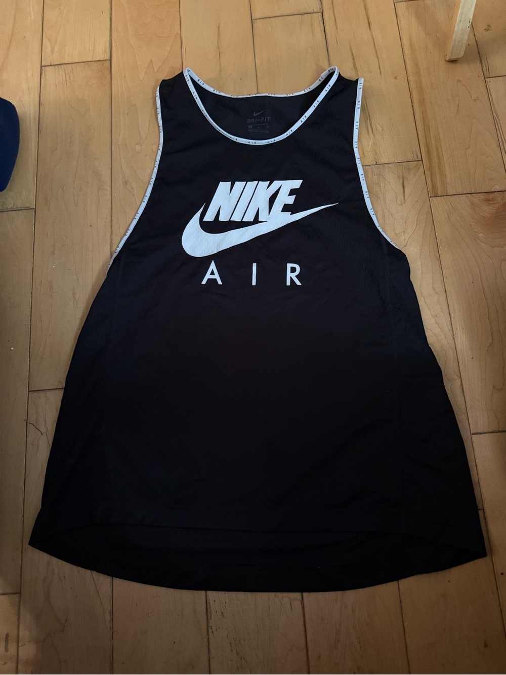 Nike Black and White Air Logo Tank Top